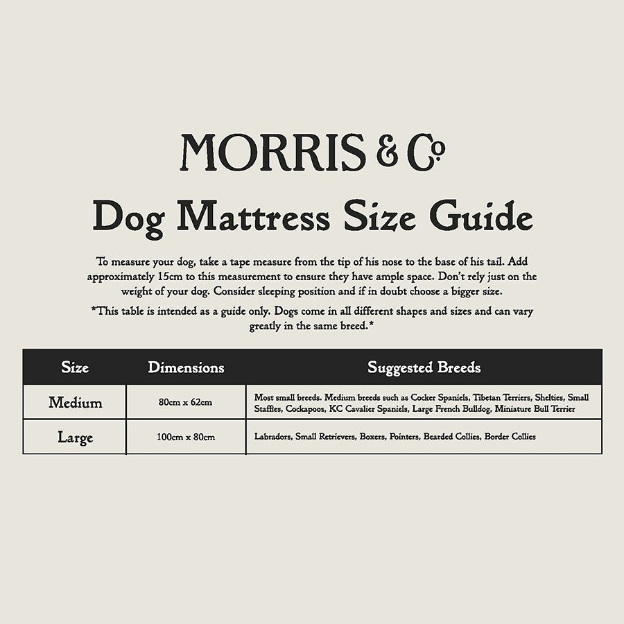 William Morris Pet Mattress Blackthorn Print