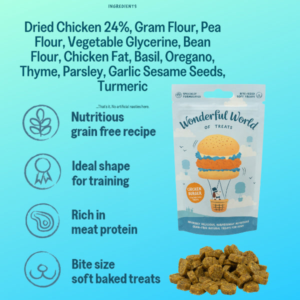 Wonderful World Of Treats Chicken Burger 50G