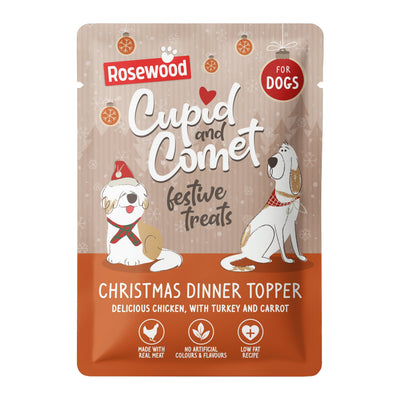 Rosewood Christmas Dinner Topper For Dogs 85G