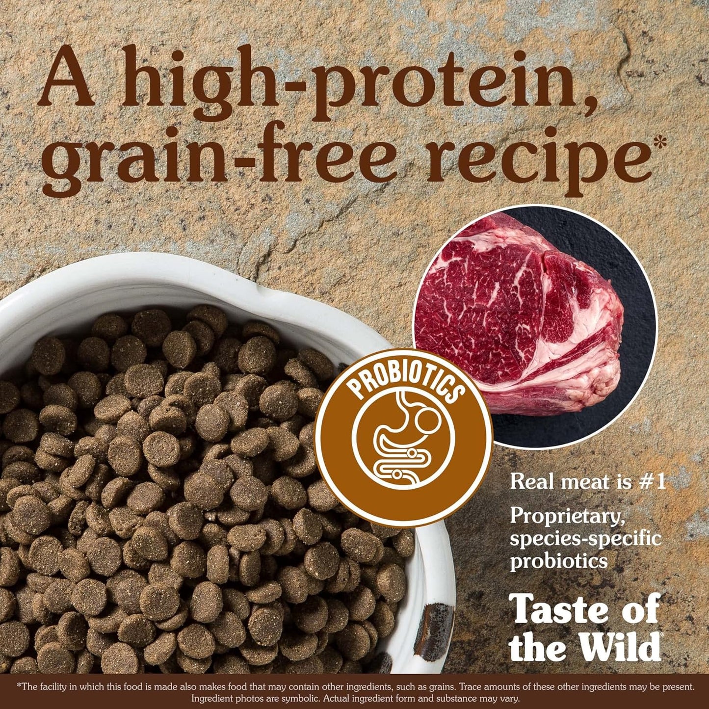 Taste Of The Wild High Prairie Canine Formula Grain Free Dry Dog Food 2kg
