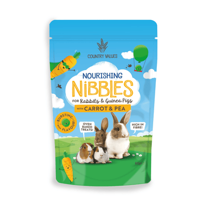 Country Values Nourishing Nibbles Carrot & Pea Treats 60g