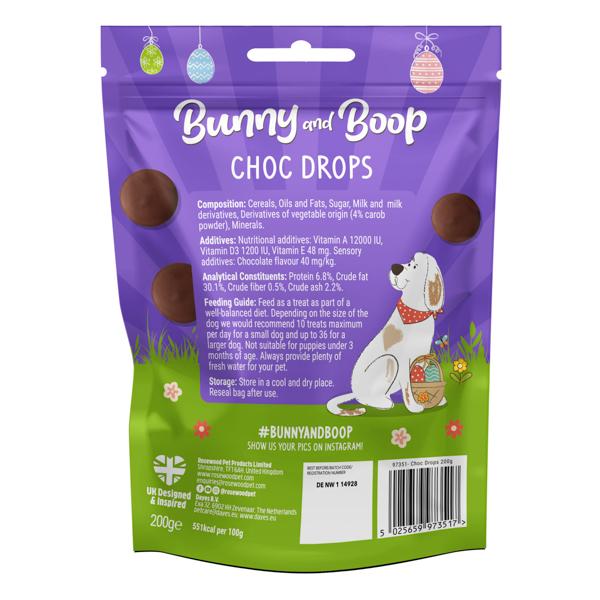 Rosewood Easter Choc Drops FOR DOGS 200G