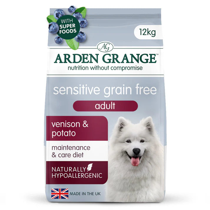 Arden Grange Adult Dog Sensitive Grain Free Venison & Potato