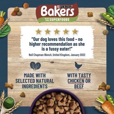 Bakers Senior Dog Food Chicken and Veg 1.1KG - Ormskirk Pets