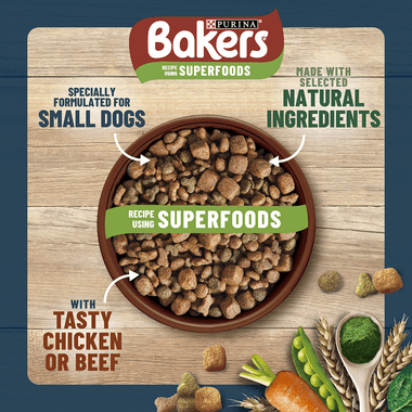 Bakers Small Dog Food Beef And Vegetable 1.1Kg - Ormskirk Pets