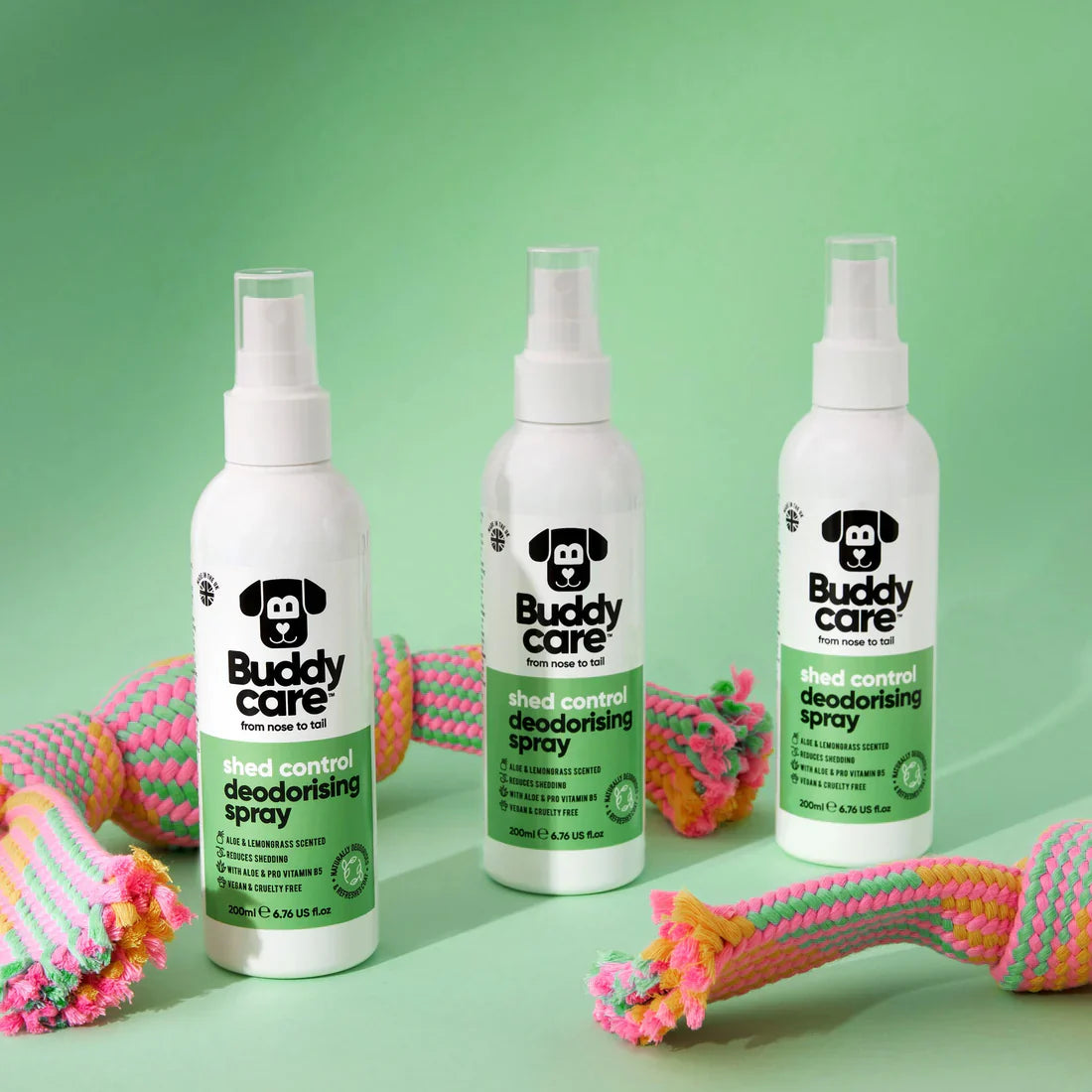 Buddycare Dog Deodorising Spray Aloe & Lemongrass 200ml