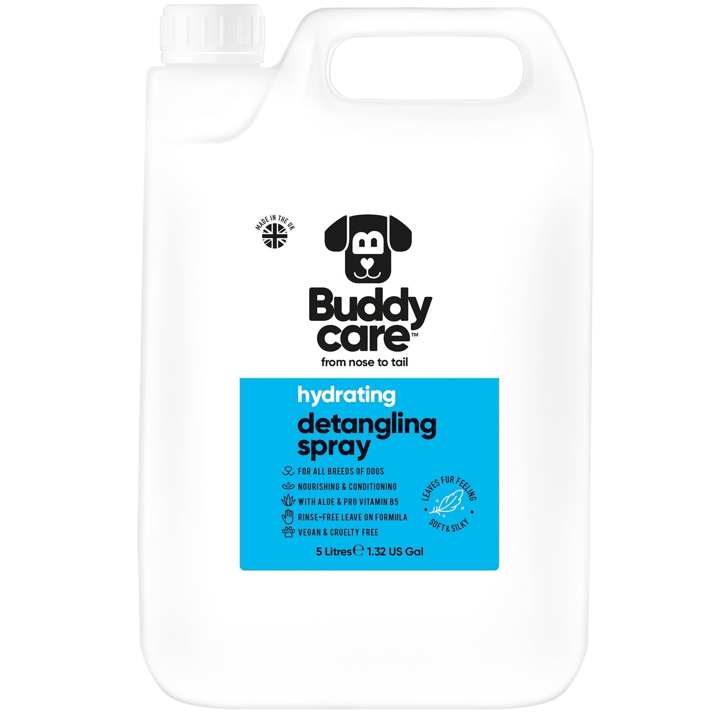 Buddycare Dog Detangling Spray 5Ltr