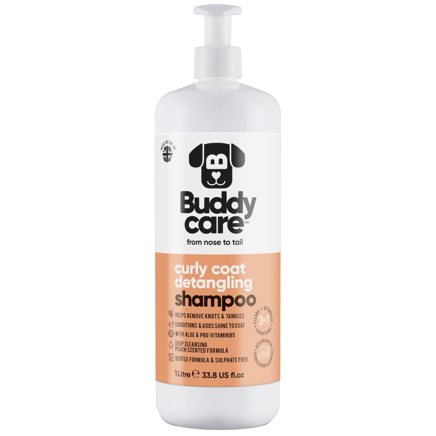 Buddycare Dog Curly Coat Detangling Shampoo