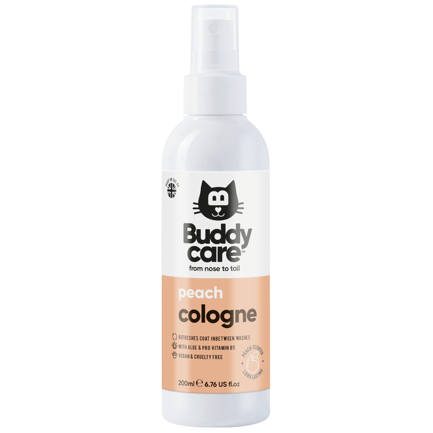 Buddycare Peach Cat Cologne 200ml
