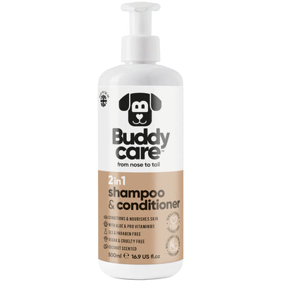 Buddycare Dog 2 in 1 Shampoo & Conditioner Coconut