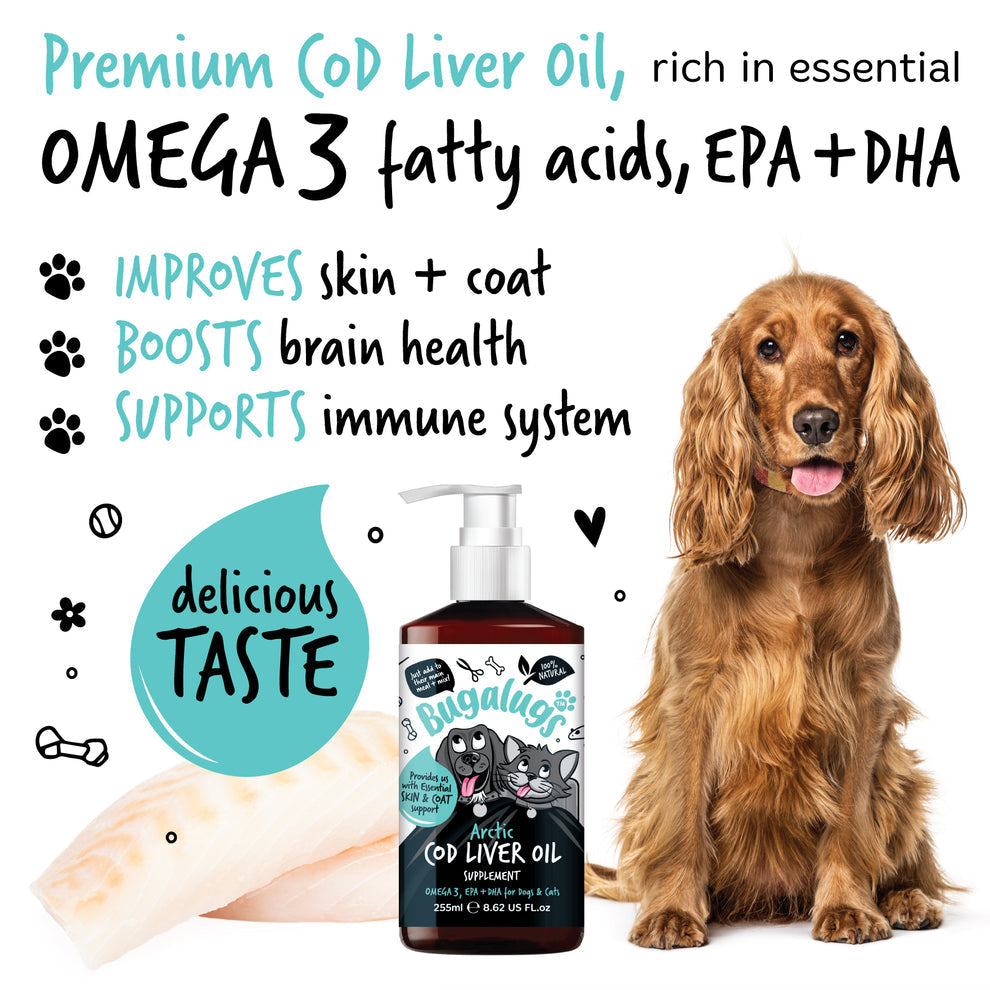 Bugalugs Arctic Cod Liver Oil Supplement 250ml