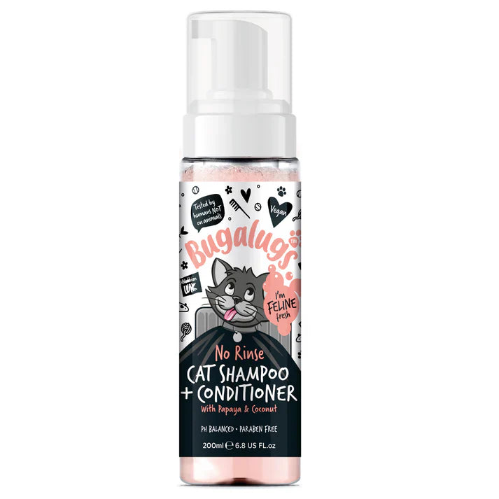 Bugalugs No Rinse Papaya & Coconut Shampoo & Conditioner 200ml