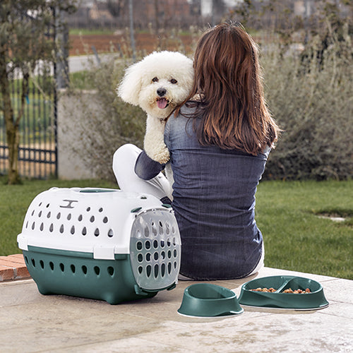 Stefanplast  Travel Chic Carrier White/Green