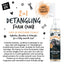 Bugalugs 2 In 1 Oatmeal Coconut & Lime Detangling Foam Comb 150ml