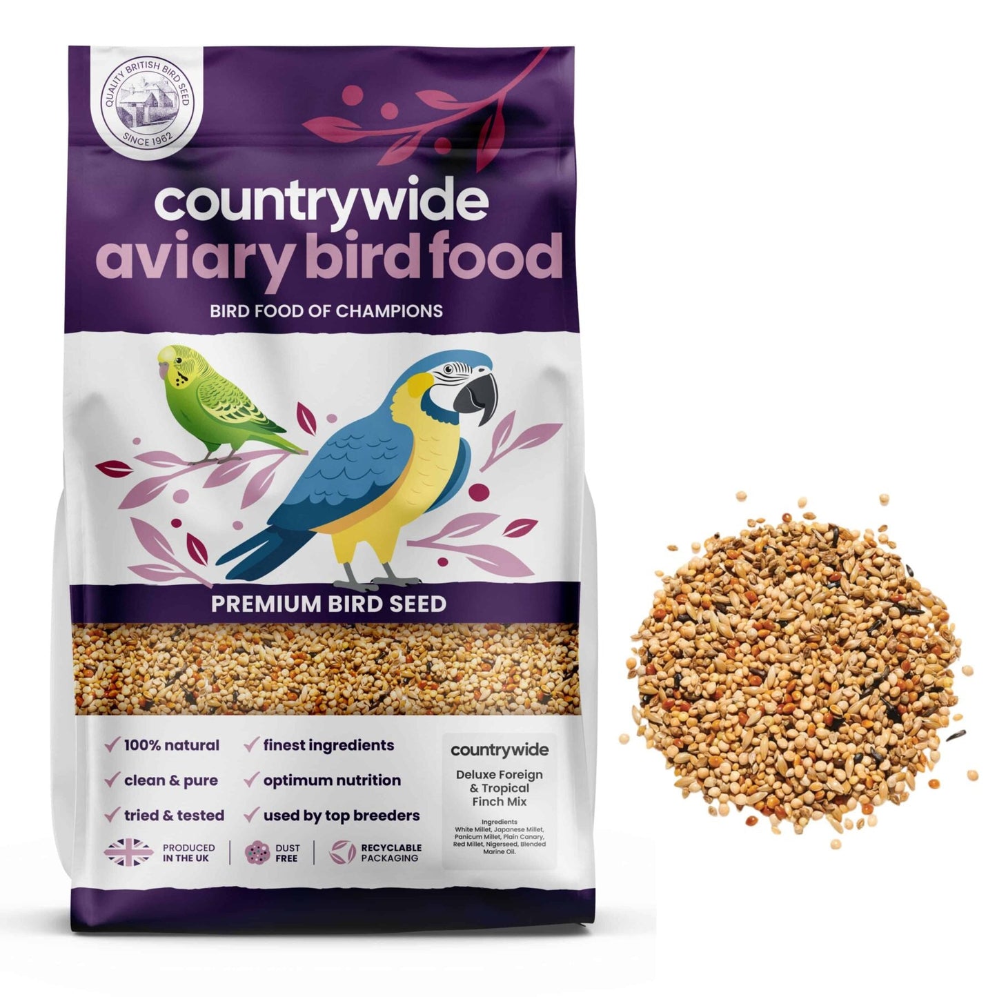 Countrywide Deluxe Tropical Foreign Finch 20kg