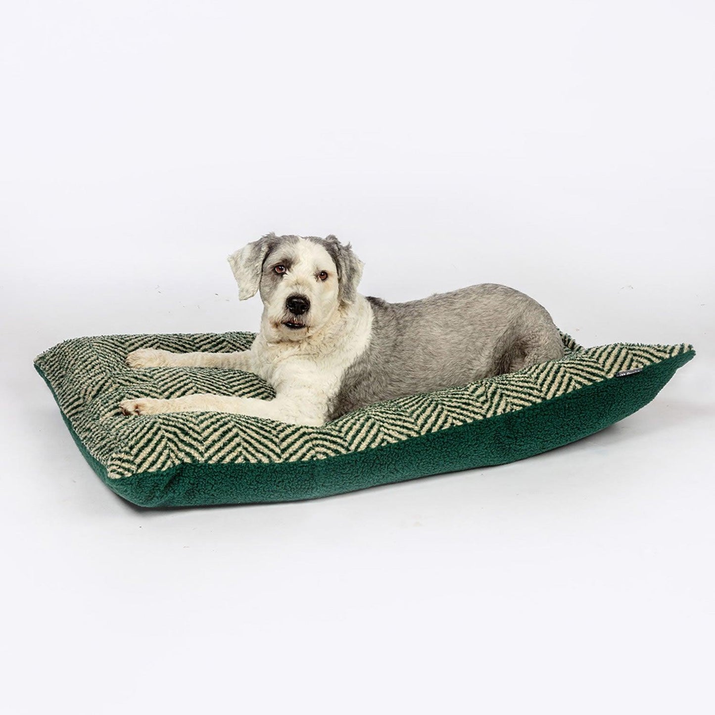 DANISH DESIGN GREEN HERRINGBONE FLEECE DEEP DUVET - Ormskirk Pets