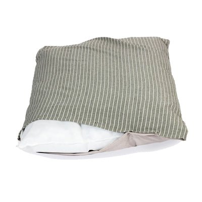 Danish Design Rustic Stripes Duvet Cover Sage