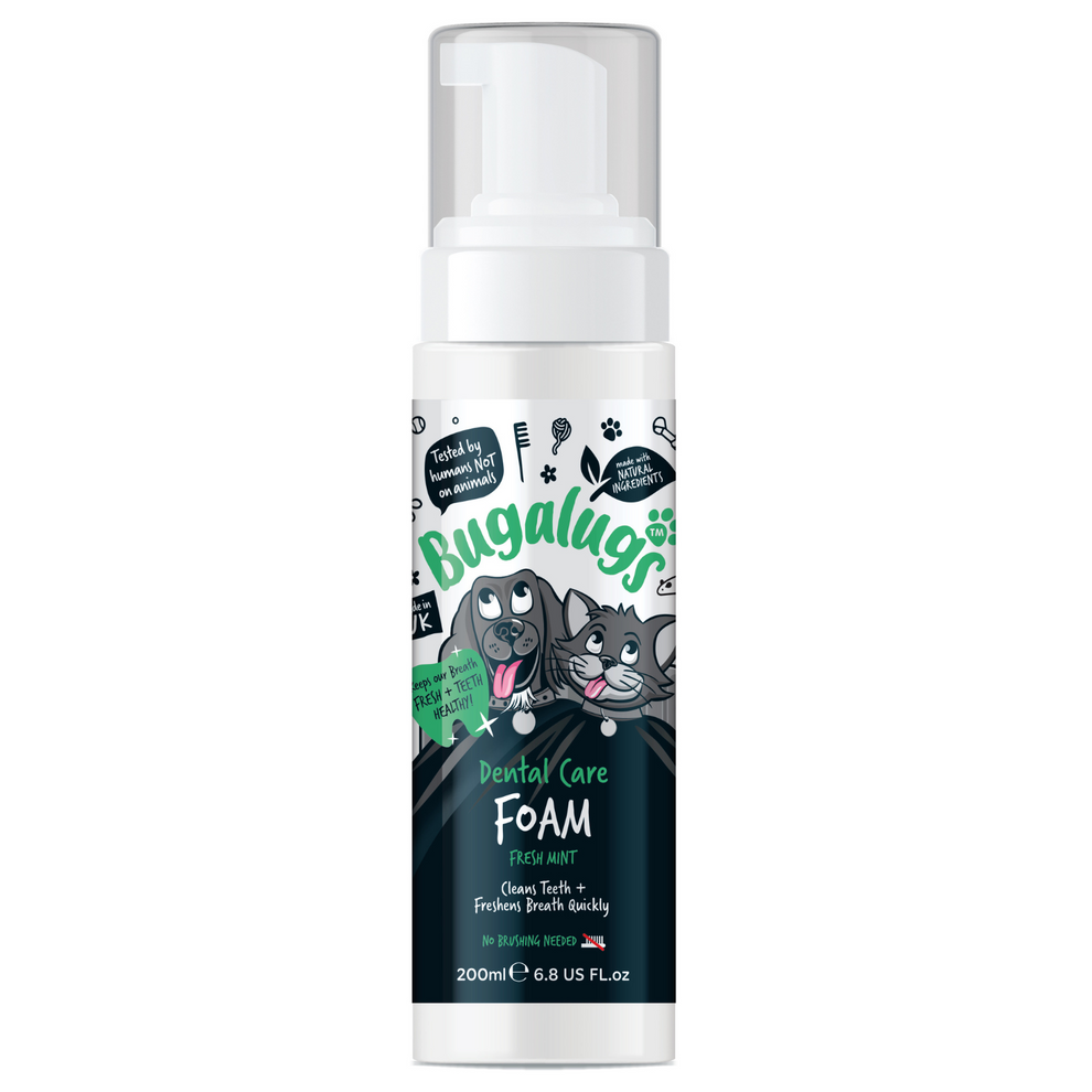 BUGALUGS DENTAL CARE FOAM FRESH MINT 200ML