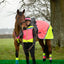EQUISAFETY HI-VIS WATERPROOF QUARTER SHEET PINK/YELLOW - Ormskirk Pets