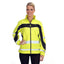 EQUISAFETY HI-VIS LIGHTWEIGHT WATERPROOF JACKET YELLOW - Ormskirk Pets