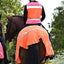 EQUISAFETY BREATHABLE MESH QUARTER SHEET ORANGE - Ormskirk Pets