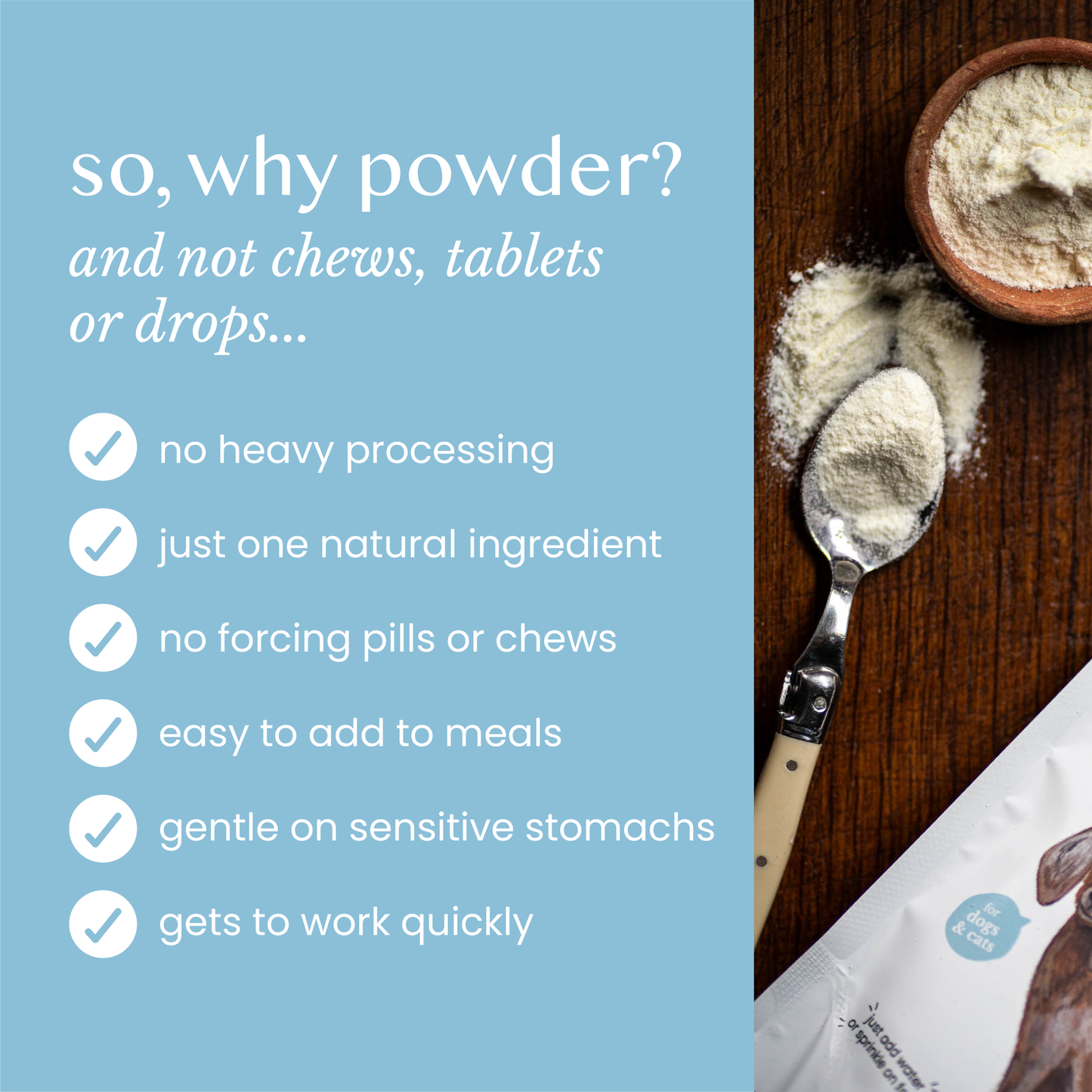 Fettle Natural and Whole Goats Milk Powder 250g