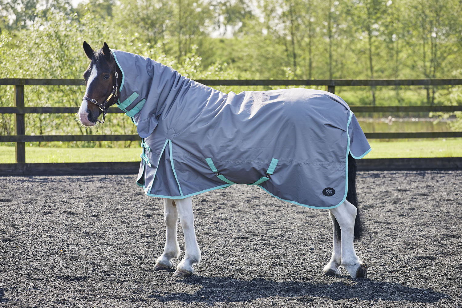 Firefoot Turnout Rug Fixed Neck 200Gm Grey/Sage – Paw Pet