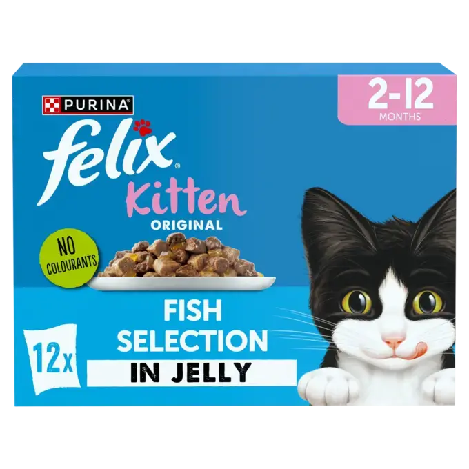 Felix Kitten Mixed Fish Selection 12x85g
