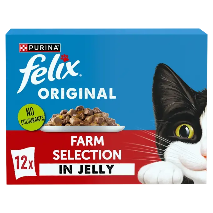 Felix Mixed Farm Selection in Jelly 12x85g