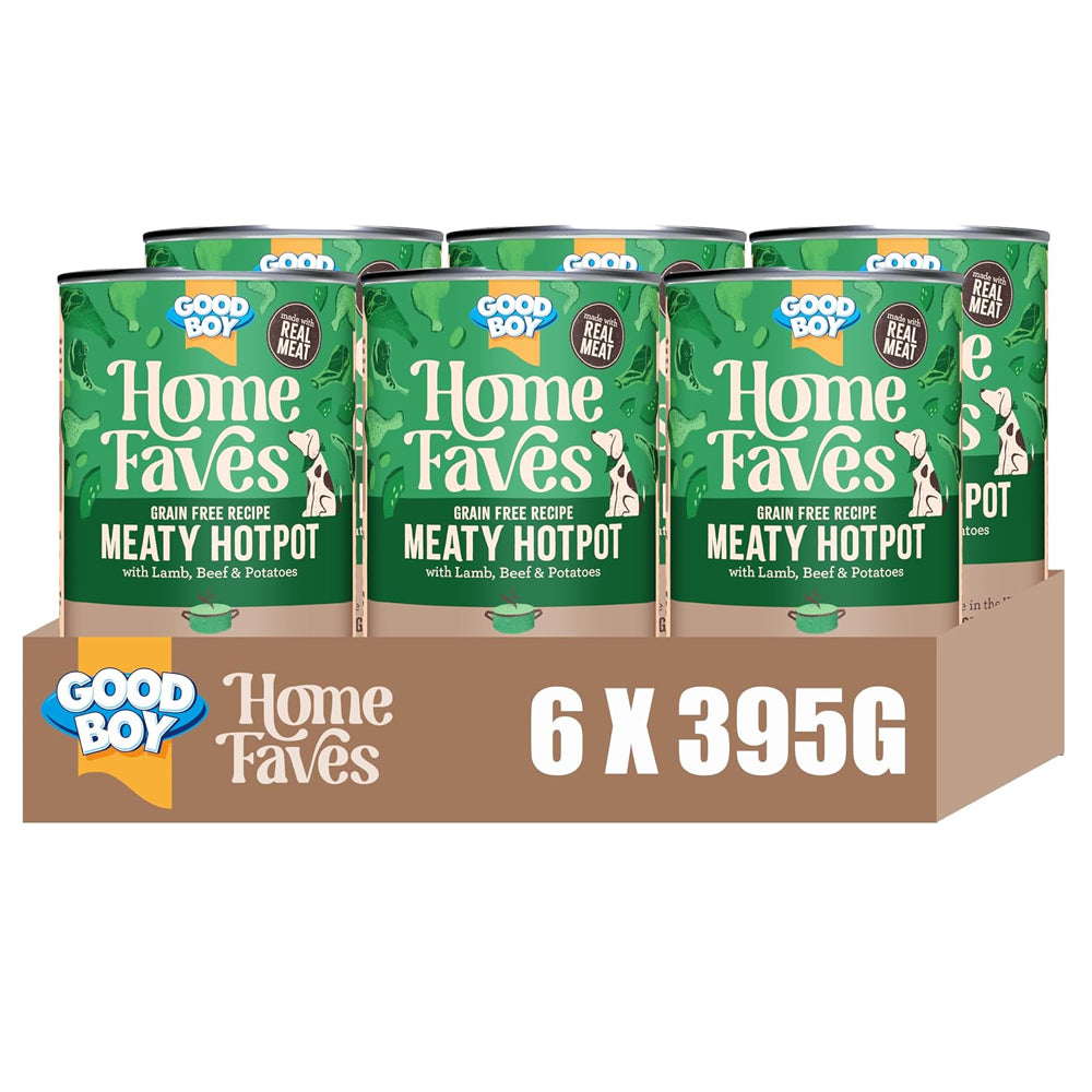 Good Boy Home Faves Meaty Hotpot - 6 x 395G