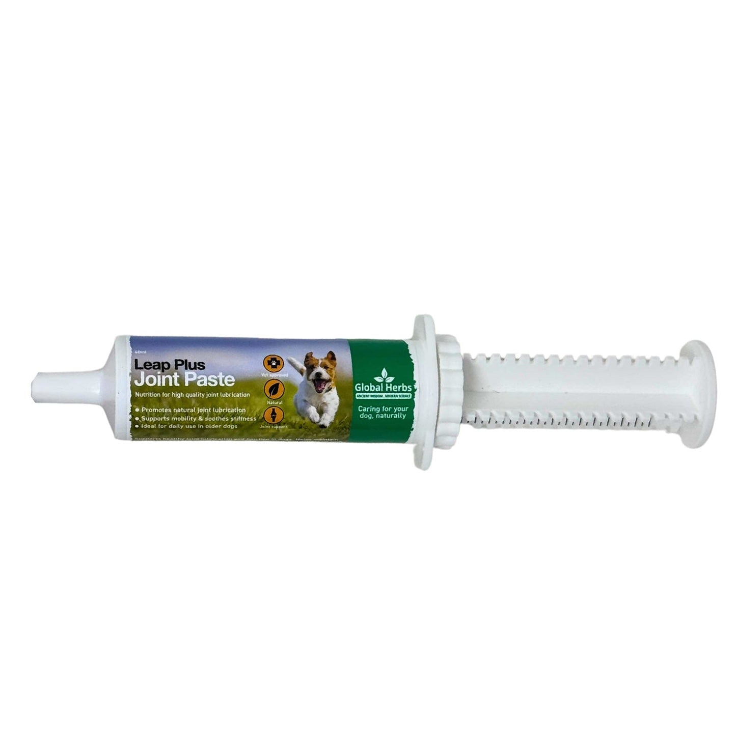 GLOBAL HERBS CANINE LEAP PLUS JOINT PASTE - 60 ML SYRINGE