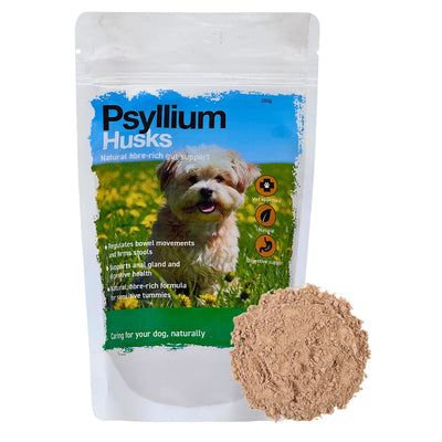 GLOBAL HERBS CANINE PYSLLIUM HUSKS - 200 GM