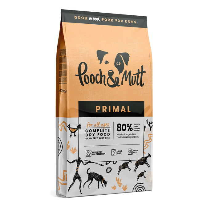 Pooch & Mutt Primal Lamb & Ostrich High Meat Dry Food