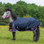 Gallop Ponie/Trojan Duraproof 50G 5-Point Std Neck Turnout Navy