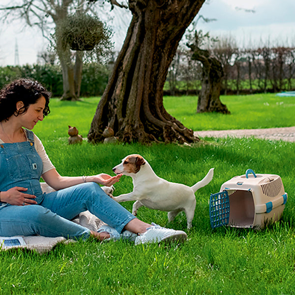 Stefanplast Pet Carrier With Metal Door White