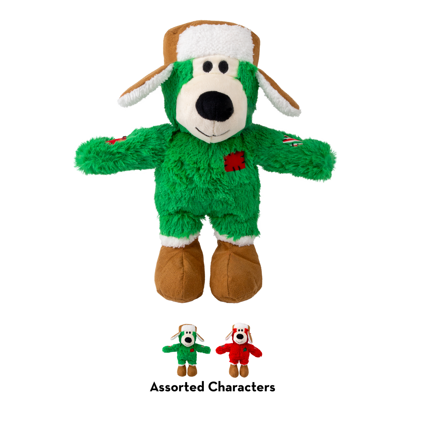 KONG Holiday Wild Knots Bear Assorted Med/Lrg