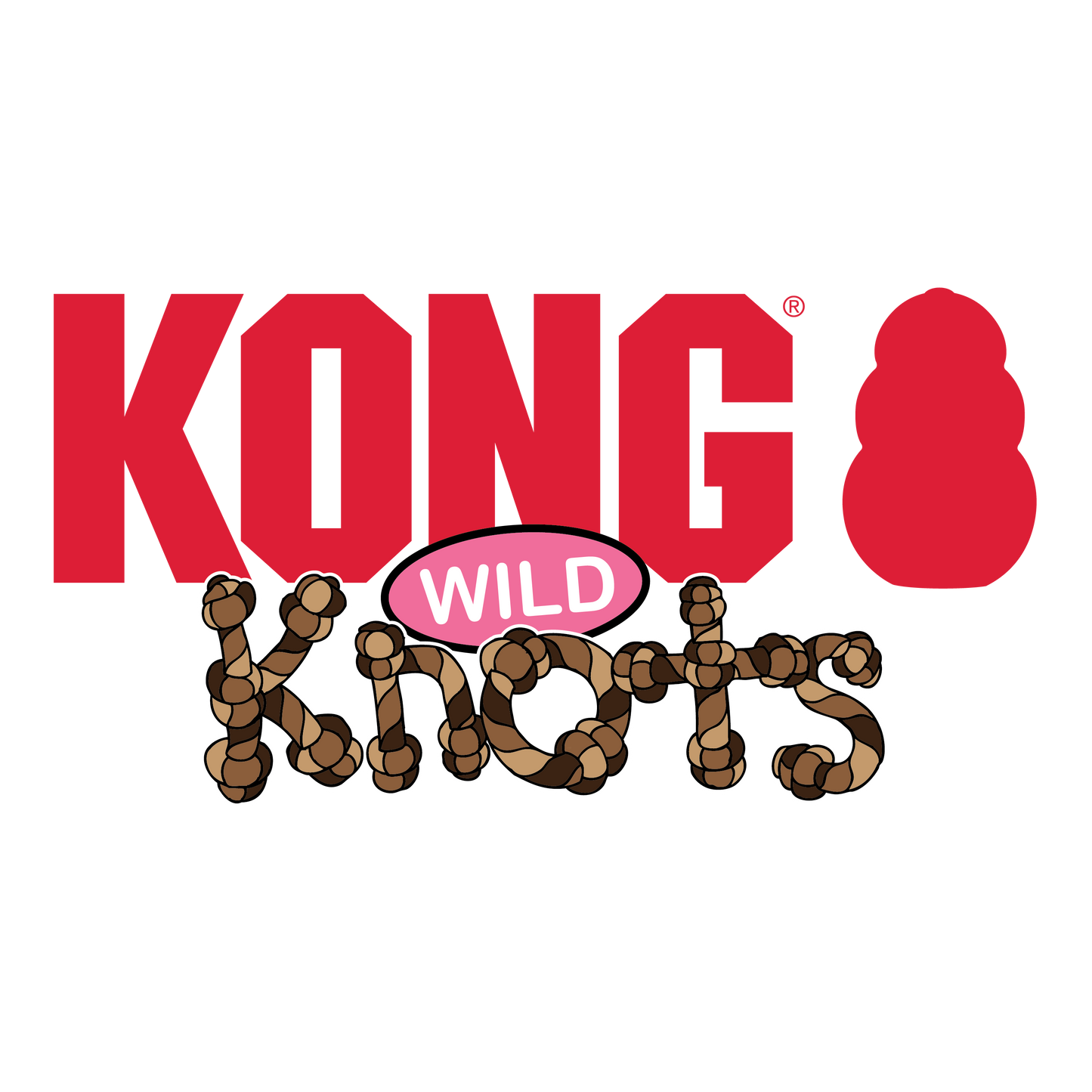 KONG Holiday Wild Knots Bear Assorted Med/Lrg
