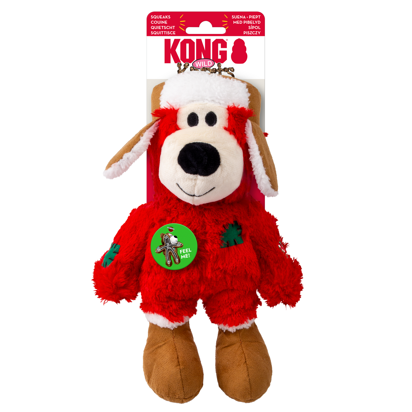 KONG Holiday Wild Knots Bear Assorted Med/Lrg