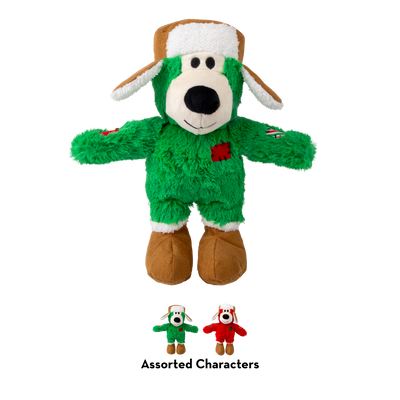 KONG Holiday Wild Knots Bear Assorted Small