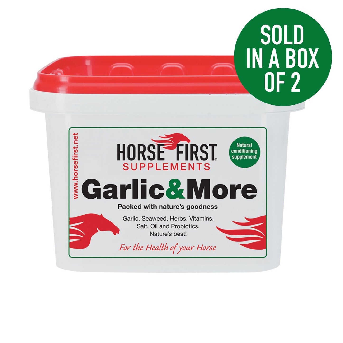 HORSE FIRST GARLIC & MORE  1.5 KG X 2 PACK
