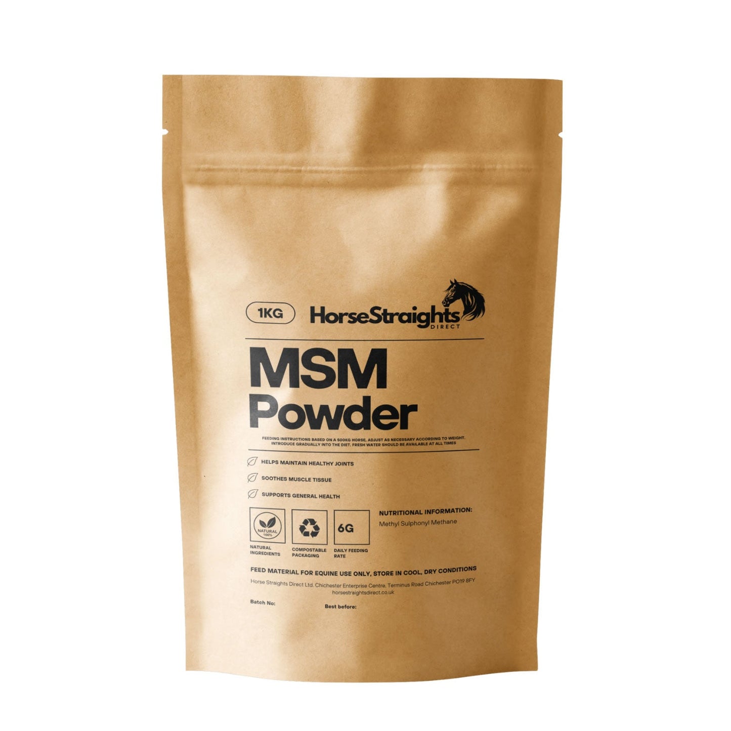 Horse Straights Direct Msm Powder 1kg