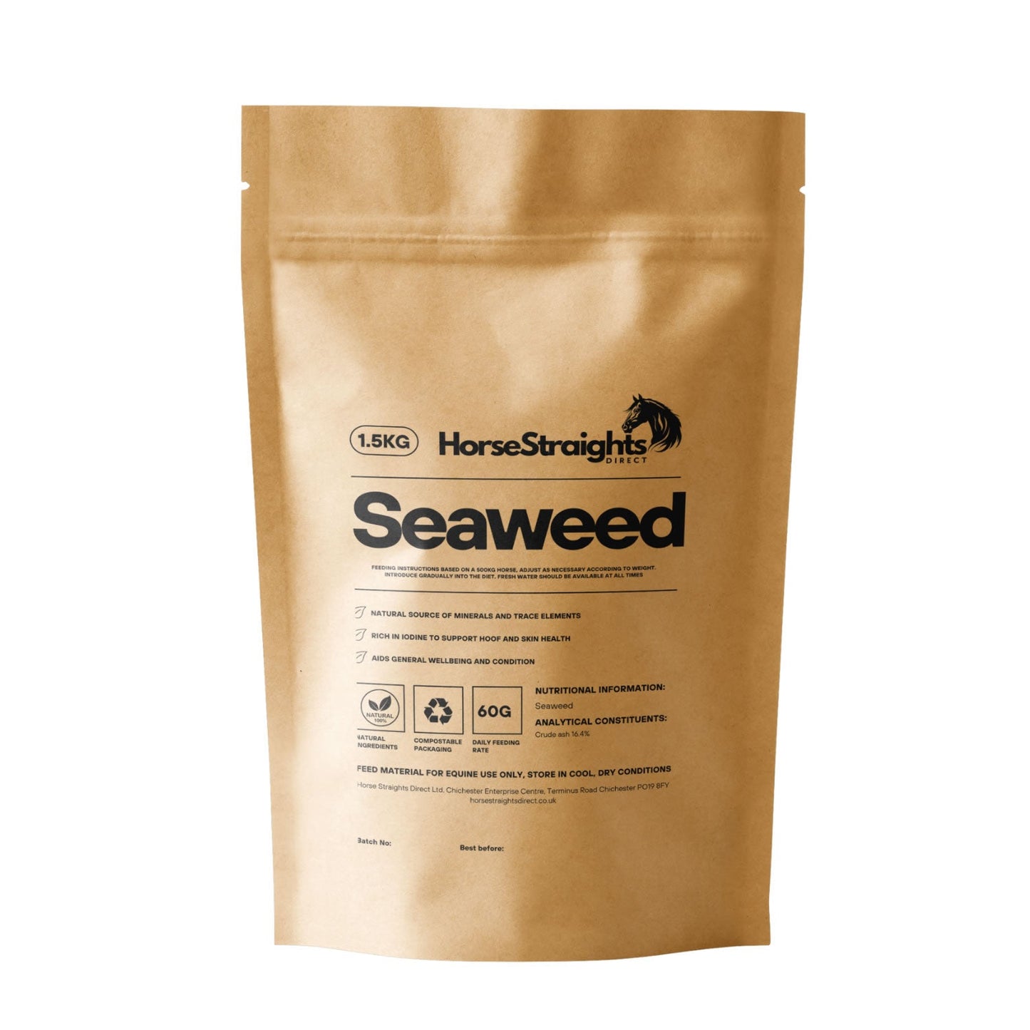 Horse Straights Direct Seaweed 1.5kg