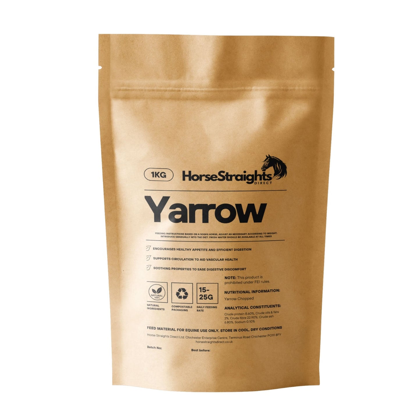 Horse Straights Direct Yarrow 1kg