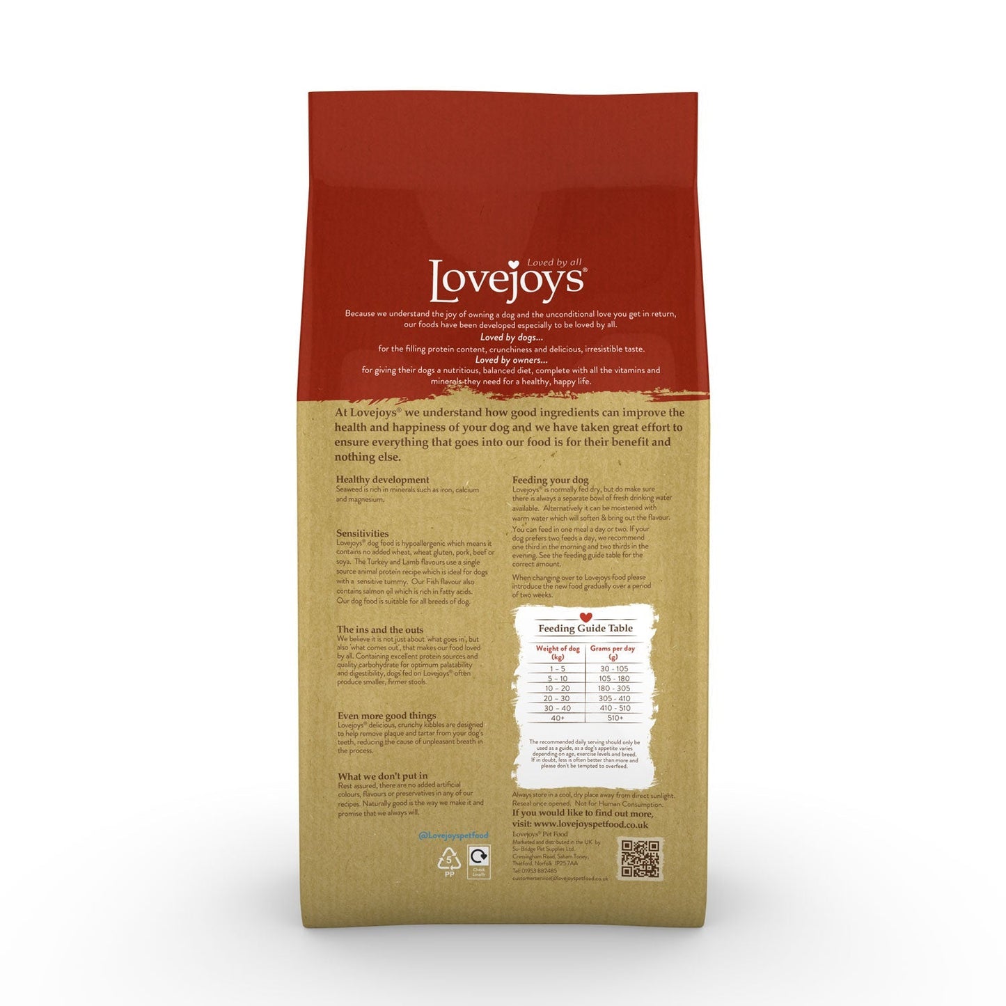 Lovejoys Adult Dry with Lamb & Rice