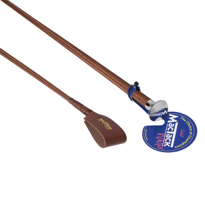 Mactack Riding Whip With No6 Keeper S34 24" Brown - Ormskirk Pets