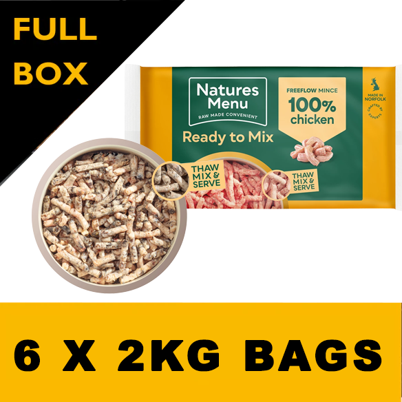 Natures Menu 100% Chicken Freeflow Mince for Adult Dogs 2kg