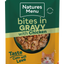 Natures Menu Bites In Gravy With Chicken Wet Cat Food Pouches 22x85g