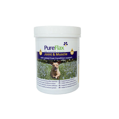 Pureflax Joint & Muscle With Added Coat Condition Support 620 Gm