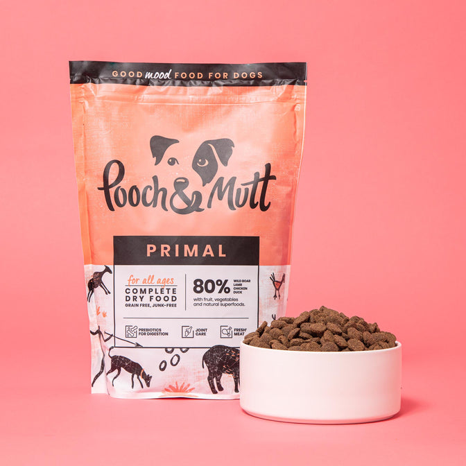 Pooch & Mutt Primal Wild Boar High Meat Dry Food - Regular Kibble