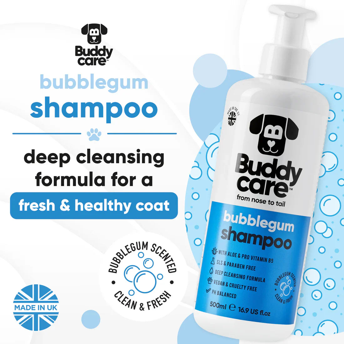 Buddycare Dog Shampoo Bubblegum